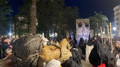  Un momento de la procesi&oacute;n de La Encrucijada 2024. 