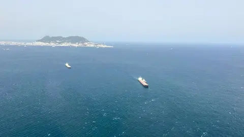 Vista a&eacute;rea del Estrecho Gibraltrar