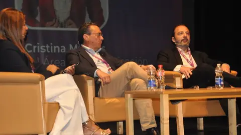  Cristina Murga, Jorge Hinojosa y Giacomo Collini. 