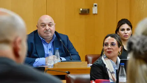  El consejero Cecchi, durante el pleno 