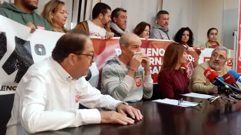 CCOO y UGT han trasladado los actos del Primero de Mayo al edificio sindical (C.A.)