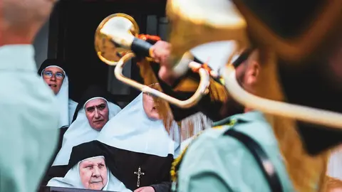 La Legi&oacute;n de Ceuta despierta pasiones en su regreso a La Palma del Condado