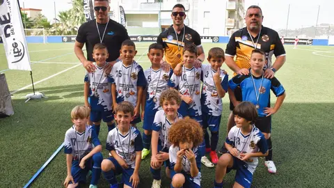 Entrega de medallas a los prebenjamines