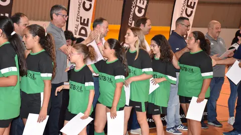 ceremonia de&nbsp;clausura de la Liga Escolar Femenina