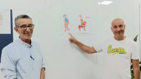Halilo&nbsp;Mohamed, coordinador de la Asociaci&oacute;n Al&nbsp;Idrissi, y Rachid Sbihi, presidente de la asociaci&oacute;n &lsquo;El &Aacute;ngulo&rsquo;