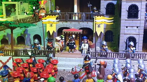 Diorama de la Casa Regional de Ceuta en Melilla