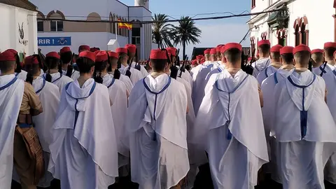 Acto castrense en Gonz&aacute;lez Tablas