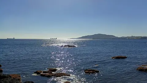 Cielo soleado en Ceuta