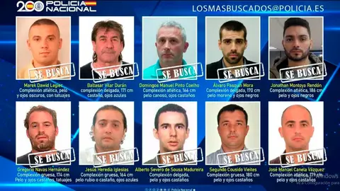 Los diez m&aacute;s buscados