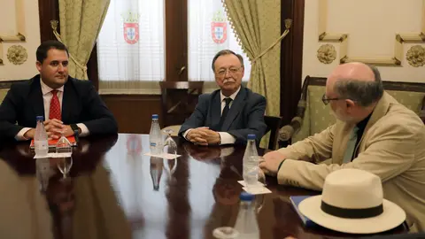 Ram&iacute;rez, Vivas y Casas, durante la reuni&oacute;n (CEDIDA) TRAGSA