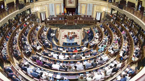 Vista del pleno del Congreso durante la sesi&oacute;n plenaria celebrada este martes (CONGRESO DE LOS DIPUTADOS)