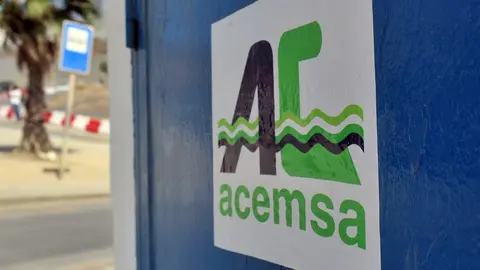  Un r&oacute;tulo de Acemsa. 