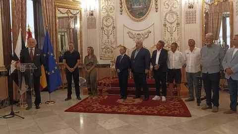 Recepci&oacute;n a los regatistas de la VII Traves&iacute;a de Circunvalaci&oacute;n&nbsp;a Vela