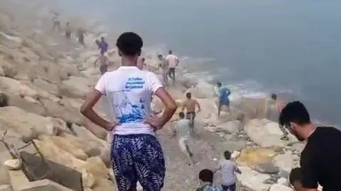Menores Marruecos Castillejos per&iacute;metro fronterizo inmigraci&oacute;n