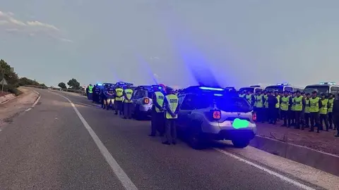 Despliegue de la Gendarmer&iacute;a y el Ejercito marroqu&iacute;es en Beliones