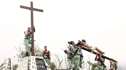 Cristo de la Buena Muerte Aniversario de La Legi&oacute;n Parada Militar Garc&iacute;a Aldave