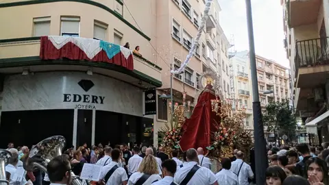 salida procesional de la Virgen de los Remedios