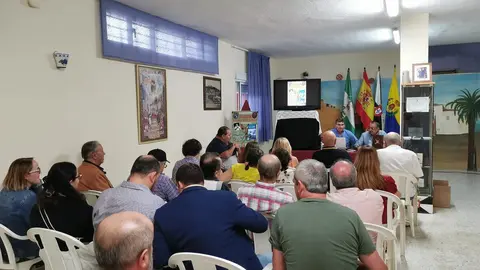 Un momento del acto celebrado en la sede de la Casa de Ceuta (CEDIDA)