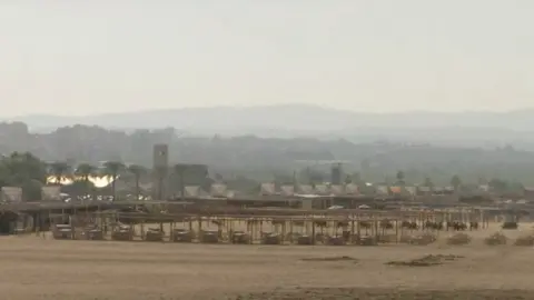 Vista del sur de L&iacute;bano, cerca de la frontera con Israel, desde la ciudad de Tiro (Directo El Pa&iacute;s)
