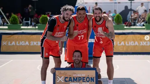  valencia basketValencia Basket, gan&oacute; la jornada inaugural de Ceuta./Instagram Laliga_3x3 