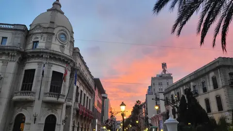 Amanecer cielo tiempo