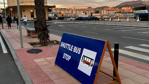 cartel puerto muelle espa&ntilde;a cruceros
