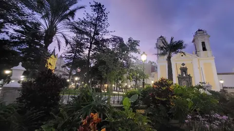 Plaza de &Aacute;frica amanecer
