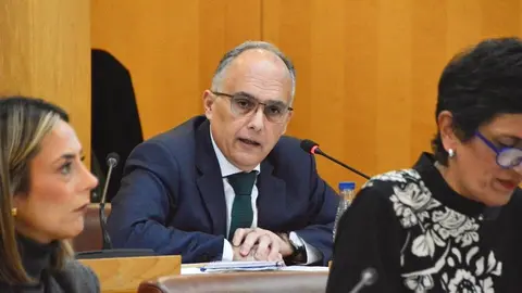  Alberto Gait&aacute;n en un Pleno de la Asamblea 