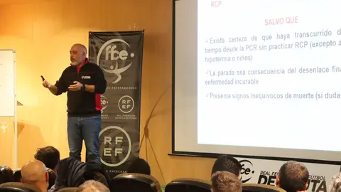 Jornada de Primeros Auxilios para Entrenadores en la Ciudad del F&uacute;tbol / Cedida