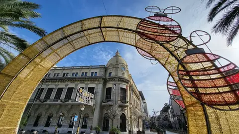 Ayuntamiento arco de Navidad