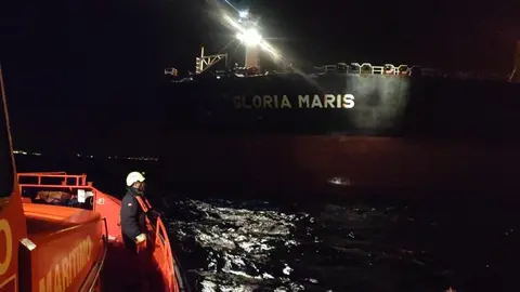 Colisi&oacute;n de buques en Algeciras / Salvamento Mar&iacute;timo