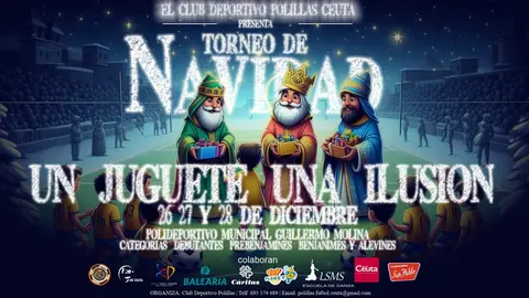 Cartel del Torneo de Navidad del Polillas