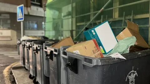 basura calle contenedores