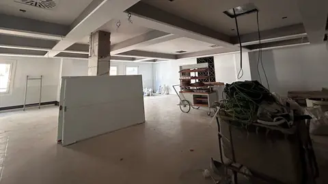 Aspecto de las obras en el hotel en marzo de 2024./archivo 