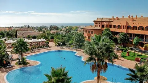 Hotel donde est&aacute;n alojados los inmigrantes, en Benahav&iacute;s