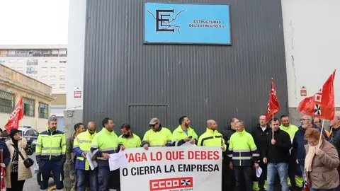 Concentraci&oacute;n trabajadores Estructuras del Estrecho