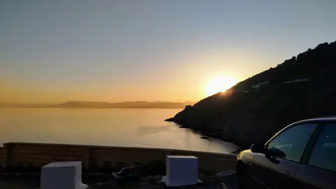 Puesta de sol desde el Castillo del Desnarigado