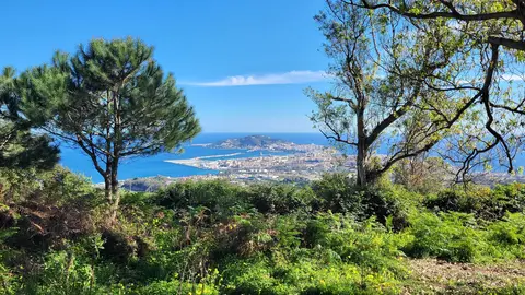 Vista a&eacute;rea de Ceuta desde Garc&iacute;a Aldave