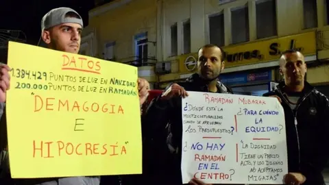 Protestas por el alumbrado de Ramad&aacute;n /Archivo