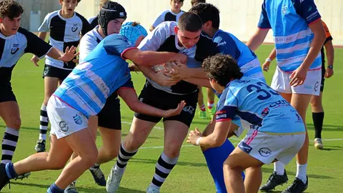 Sub18 de la Escuela de Rugby de Ceuta / Cedida