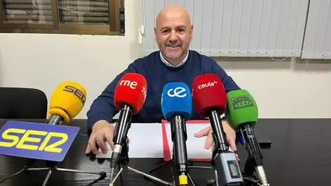 Juan Guti&eacute;rrez durante la rueda de prensa./ J.A. Gonz&aacute;lez