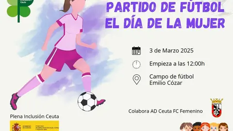 cartel partido f&uacute;tbol