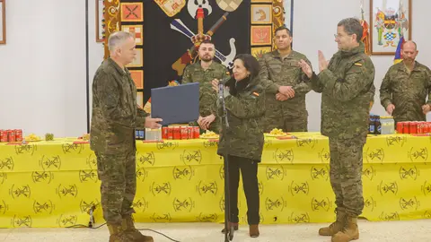 Visita ministra Robles despedida comandante general Llago
