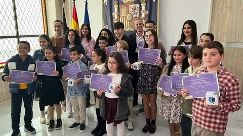 Entrega de premios sobre igualdad entre hombres y mujeres, este lunes en la Delegaci&oacute;n del Gobierno./ J.A. Gonz&aacute;lez