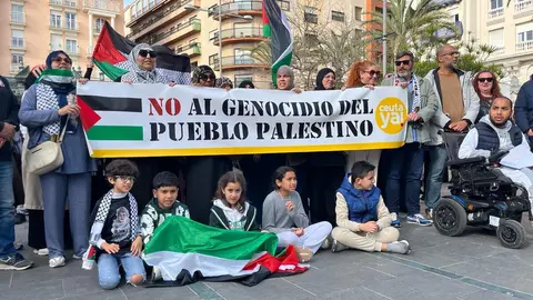 Ceuta Ya! concentraci&oacute;n Palestina