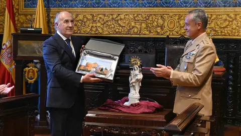 Recepci&oacute;n en el Ayuntamiento de Algeciras a los Regulares de Ceuta / Ayuntamiento de Algeciras