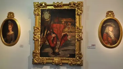 Felipe V colgado del rev&eacute;s en el museo de X&aacute;tiva