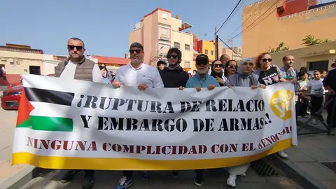 Manifestaci&oacute;n Plataforma Ceuta con Palestina