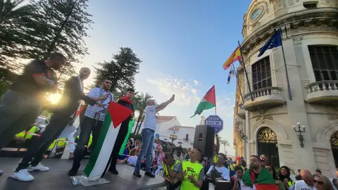 Manifestaci&oacute;n Plataforma Ceuta con Palestina/ S. I&ntilde;esta