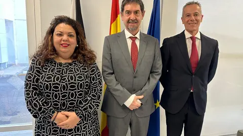 Secretario de Estado de Educaci&oacute;n, Abelardo de la Rosa visita Ceuta, recibido por Miguel Se&ntilde;or y Cristina P&eacute;rez / Delegaci&oacute;n de Gobierno